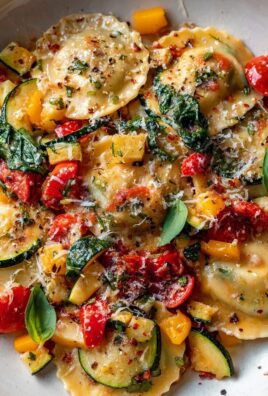 Bunte Ravioli Gemüsepfanne: Schnell, lecker & farbenfroh!