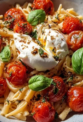 Burrata Pasta mit Tomaten Schnell & Einfach aus dem Ofen