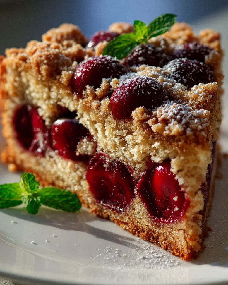 cherry juice Extractkuchen mit Streusel – Himmlisch lecker!