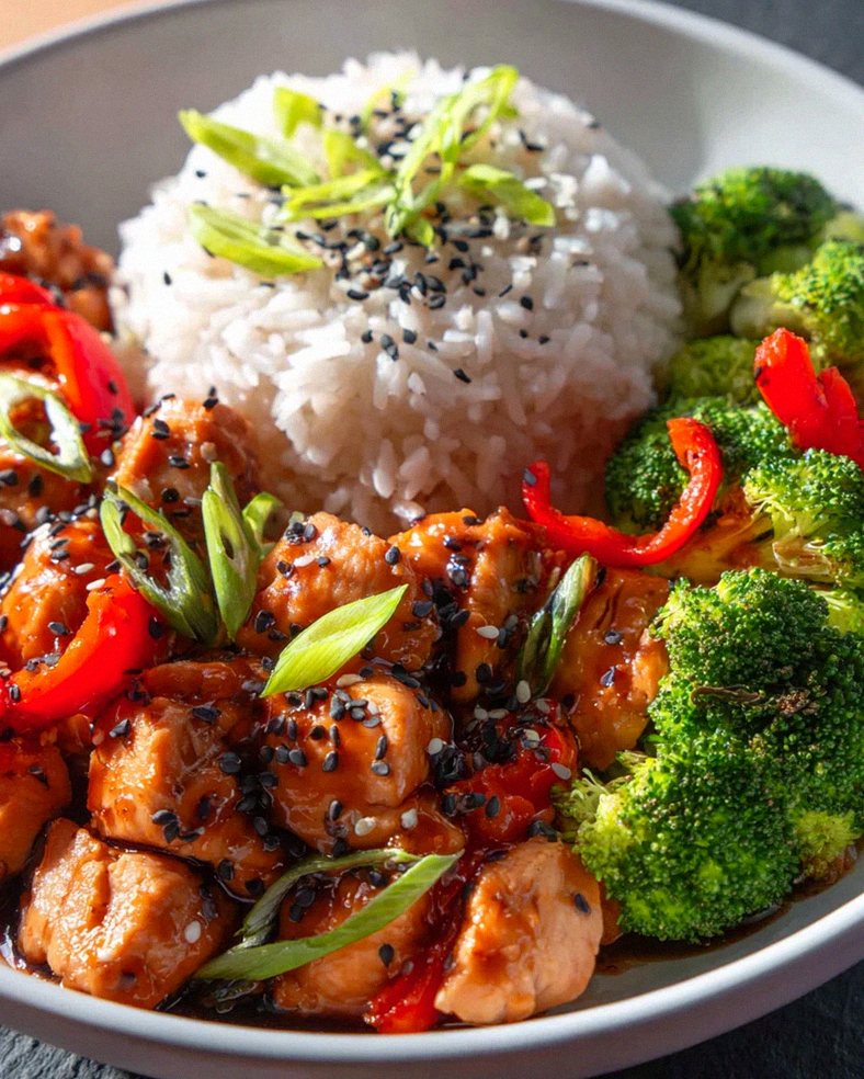 Chicken Teriyaki with Broccoli & Rice – Quick & Delicious