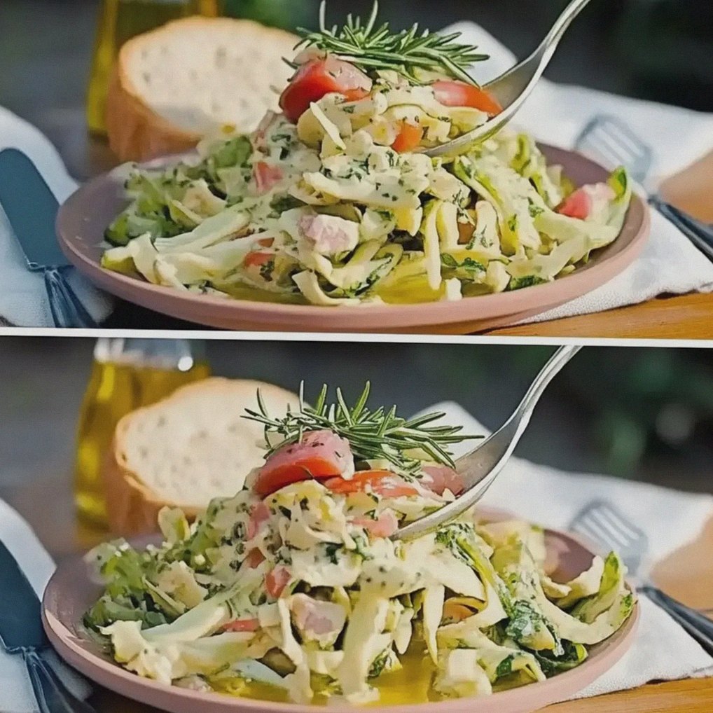 Chinakohl Gurkensalat mit frischen Zutaten zubereiten