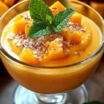 Cremige Mango-Mousse