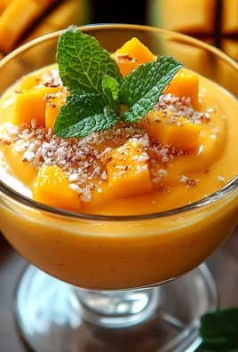 Cremige Mango-Mousse