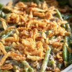 Einfache Crock Pot grüner Bohnenauflauf Rezept für jeden Anlass
