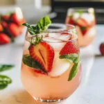 Erfrischender Erdbeer-Mocktail-Spritzer für den Sommer