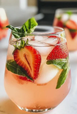 Erfrischender Erdbeer-Mocktail-Spritzer für den Sommer