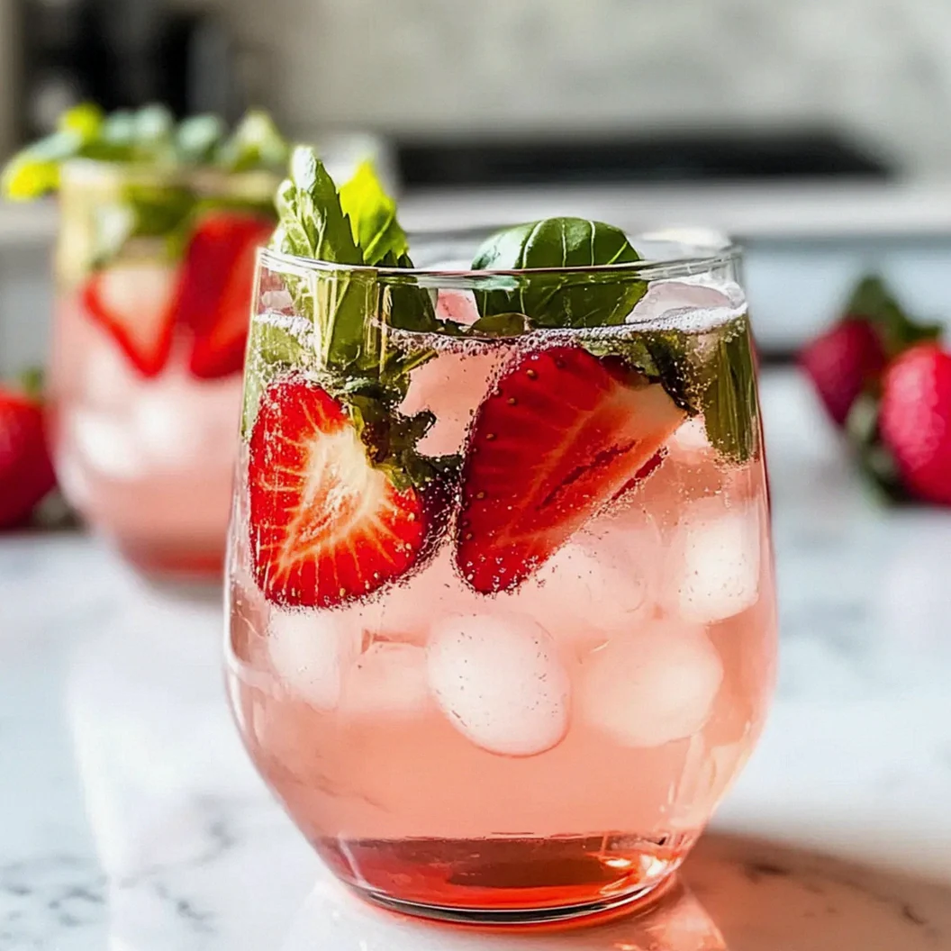 Erfrischender Erdbeer-Mocktail-Spritzer für den Sommer – Schritt 1