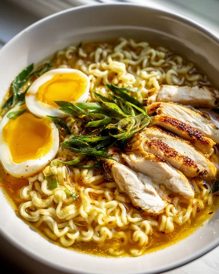 Feuriges Chicken Ramen: Feurig & Cremig mit Knoblauchsoße genießen – Schritt 1