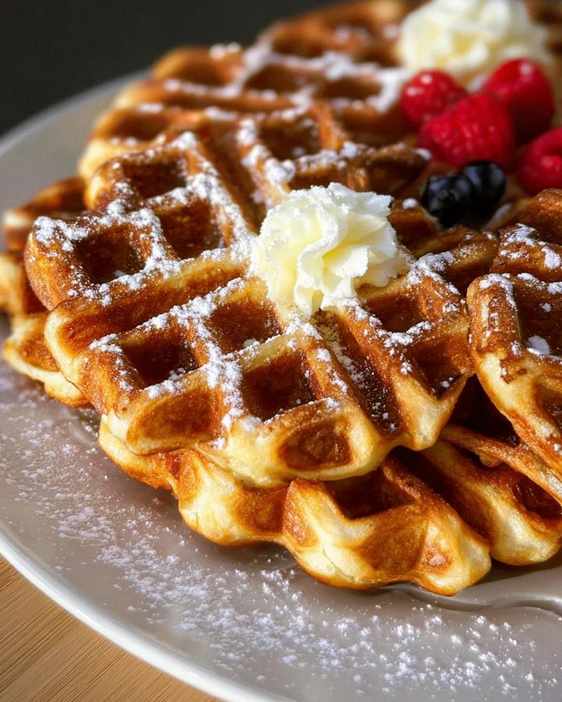 Fluffige Waffeln nach Omas Rezept