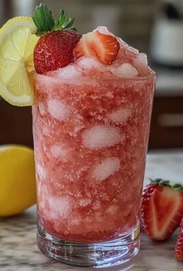 Gefrorene Erdbeer-Zitronenlimonade-Slushies ganz leicht