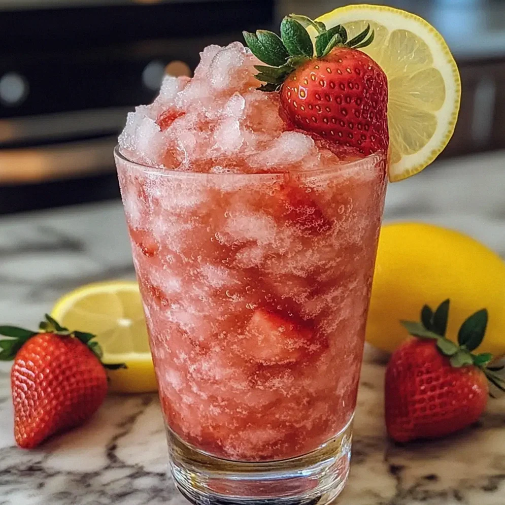 Gefrorene Erdbeer-Zitronenlimonade-Slushies ganz leicht – Schritt 2