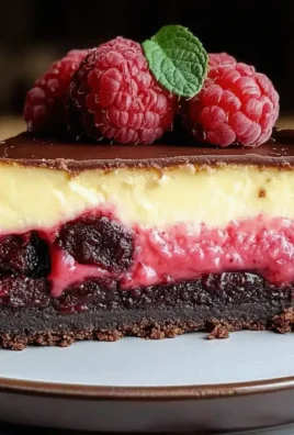 Himbeer Brownie Cheesecake Einfach und Lecker