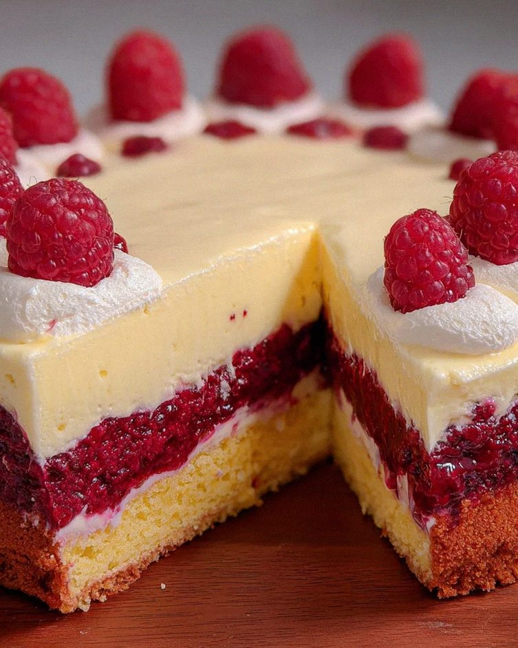 Himbeertorte mit Paradiescreme – Schritt 1