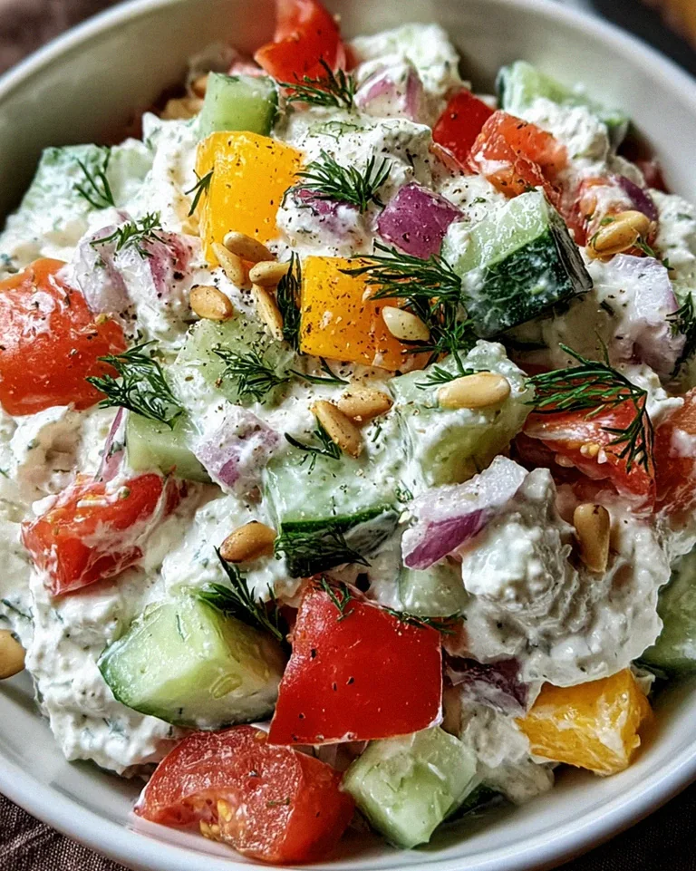 Hüttenkäse-Salat