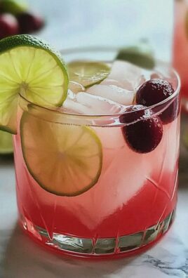 Kirsche Limettenlimonade für den Sommer selber machen