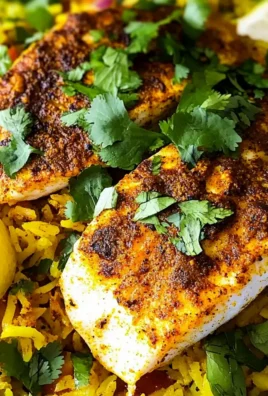 Masala Gebackener Fisch mit aromatischem Reis