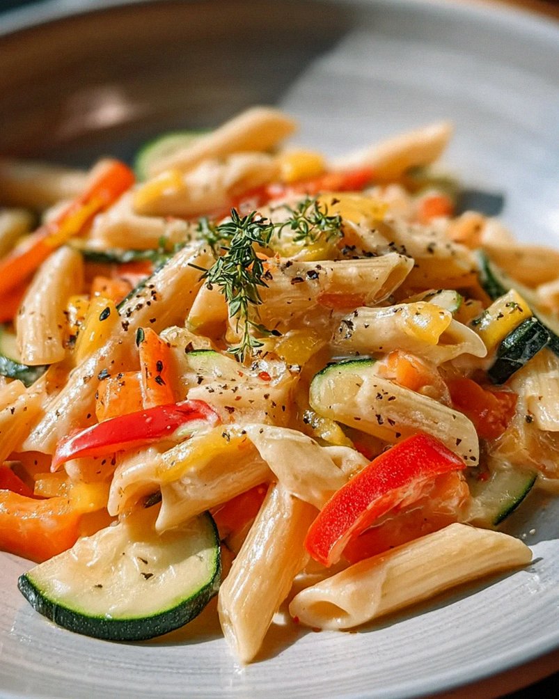 Nudeln mit Gemüse: Schnelles & Gesundes Abendessen!