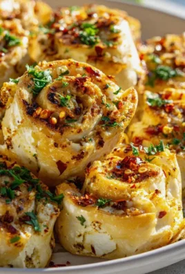 Spicy Feta Rolls: Irresistible Chili Flake Appetizer