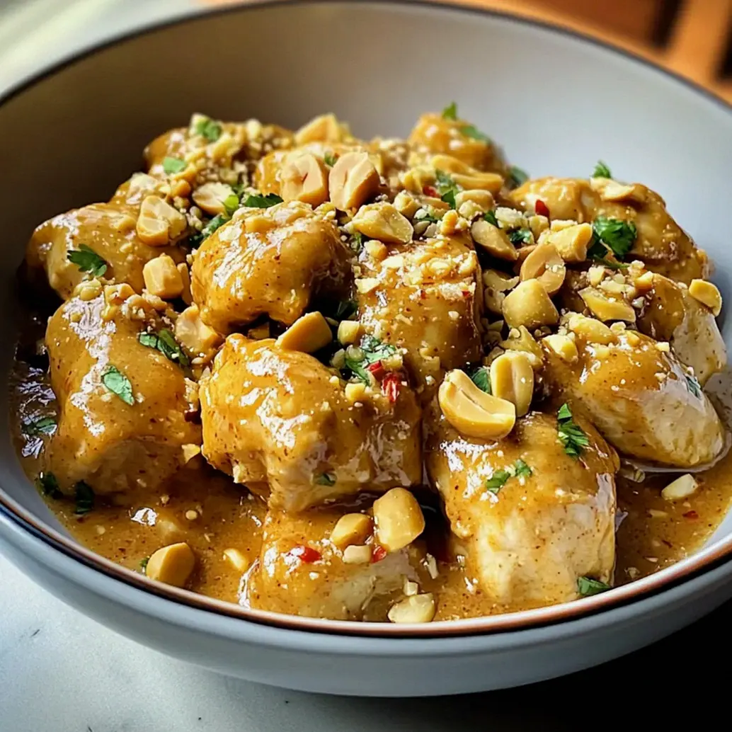 Thai Erdnuss-Hühnchen: Schnelle Wohlfühlnahrung