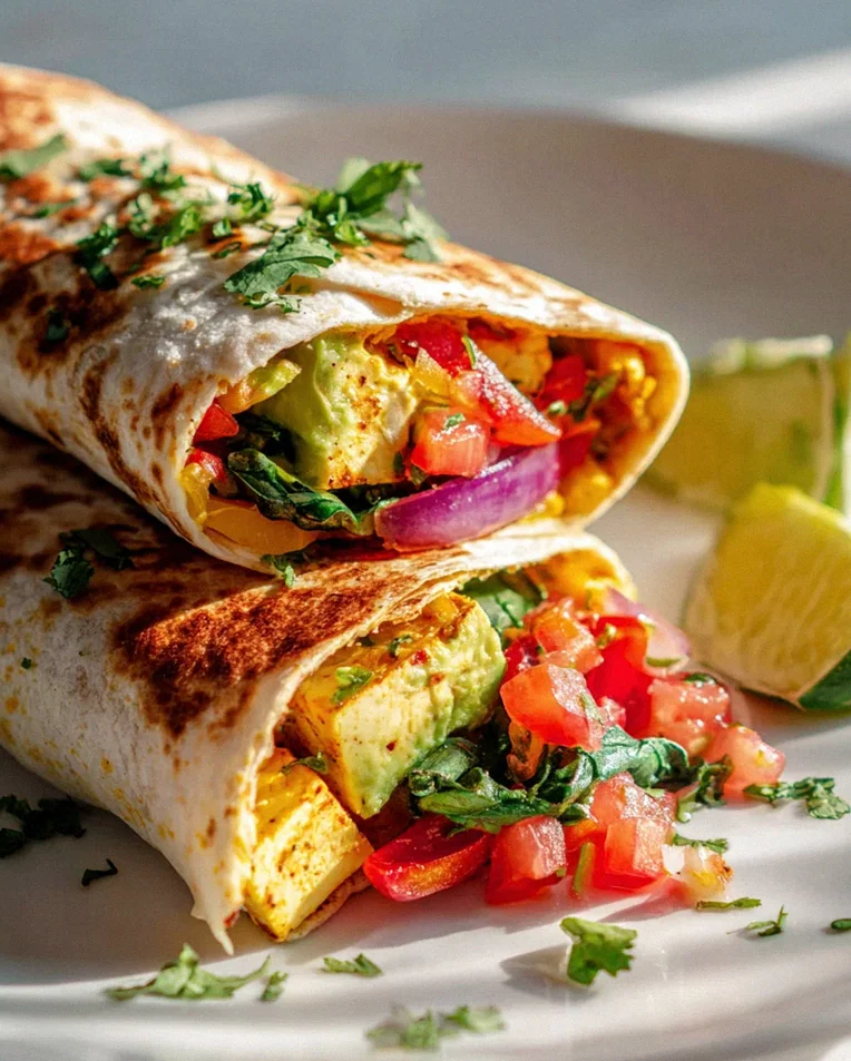 Tofu Wraps mit Avocado & Salsa – Frisch, Leicht & Lecker!