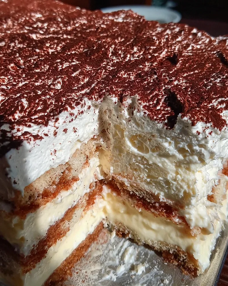 Vanillecreme Kuchen ohne Backen