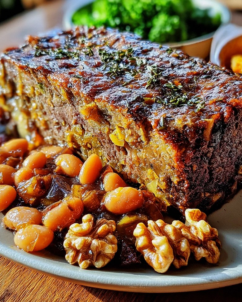 Veganer Braten mit Bohnen – Schritt 1