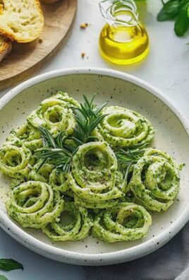 Zucchini Nudeln mit Avocado Pesto einfach zubereiten