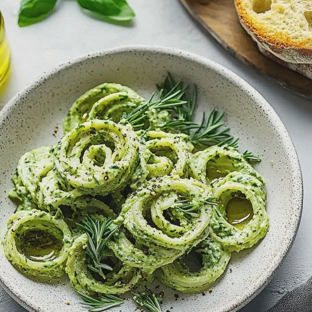 Zucchini Nudeln mit Avocado Pesto einfach zubereiten – Schritt 2